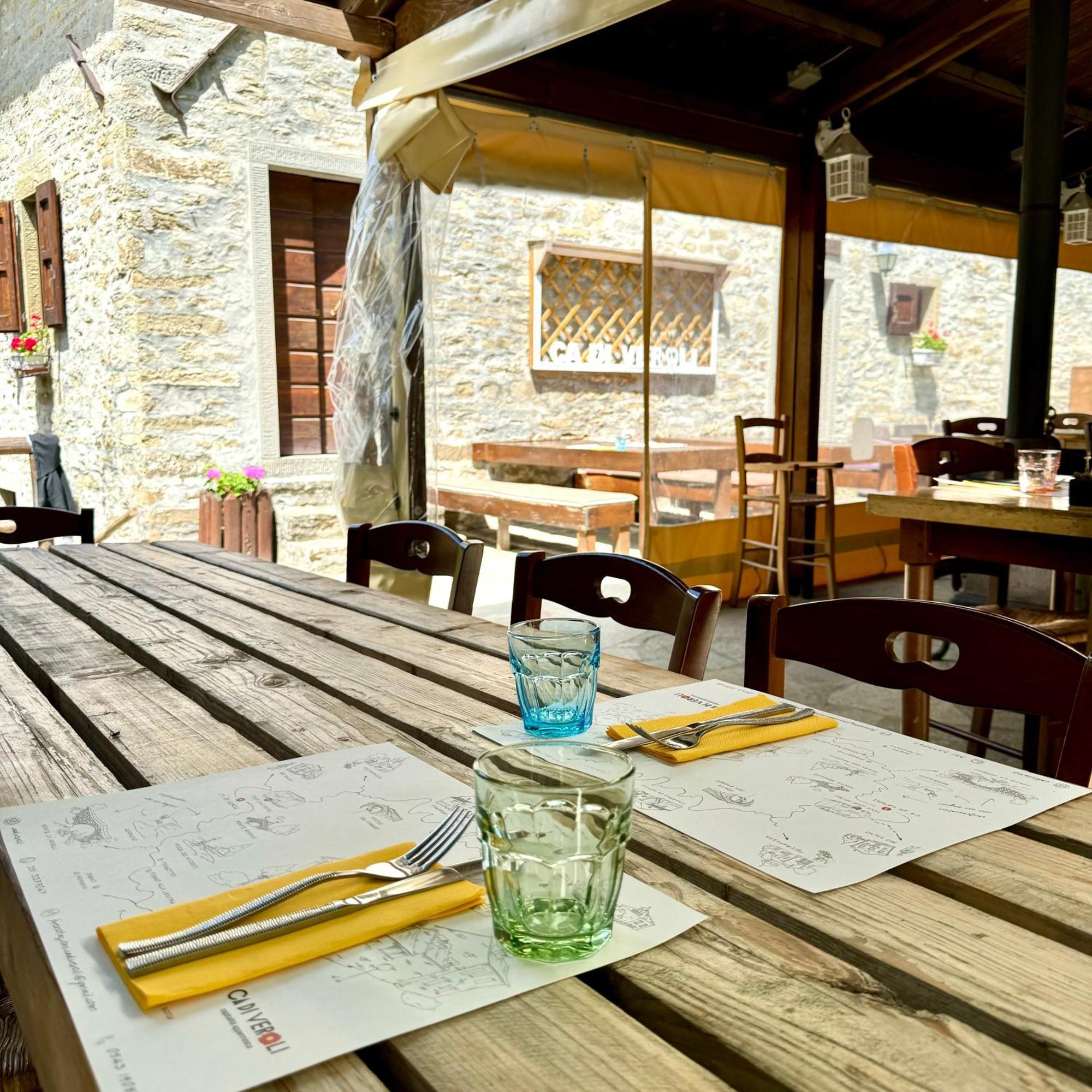 Albergo Ristorante Ca Di Veroli Баньо-ди-Романья Экстерьер фото